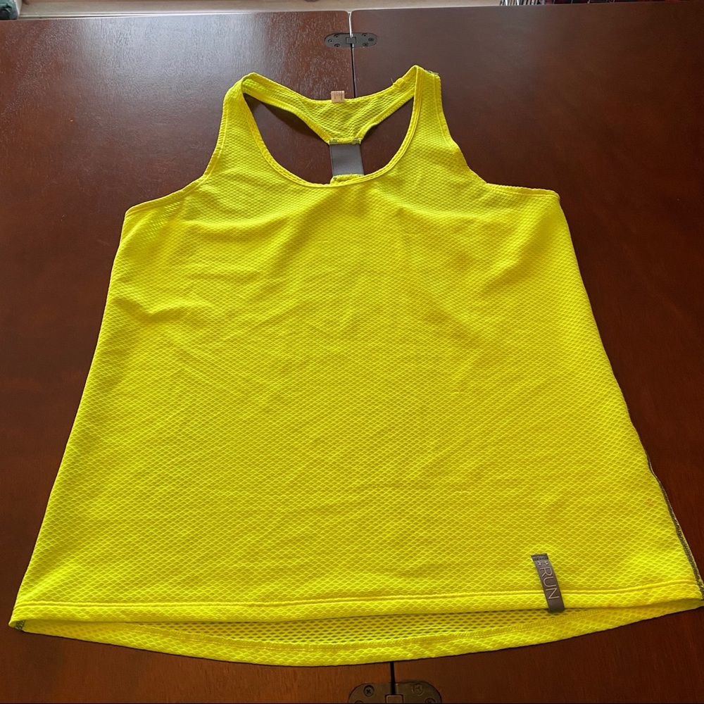 Under Armor Neon running racerback tank